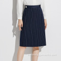 Mujeres Damas Office Wear Falda midi hasta la rodilla